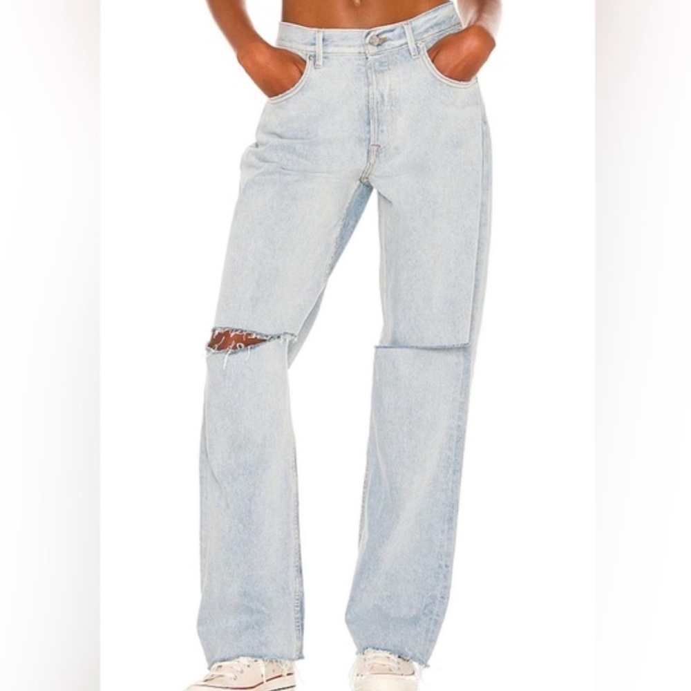 GRLFRND The Bella Low Rise Boyfriend Jeans In Echo Park